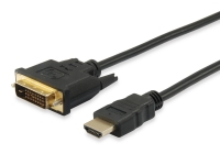 Equip HDMI A auf DVI(24+1) St/St 2.0m 1920x1200/60Hz sw