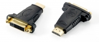 Equip HDMI Adapter A-DVI(24+1) St/Bu 1920x1080/60HZ sw Polybeutel