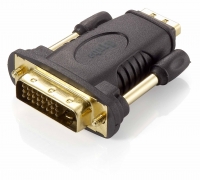Equip HDMI Adapter A-DVI(24+1) Bu/St 1920 x 1200 sw Polybeutel