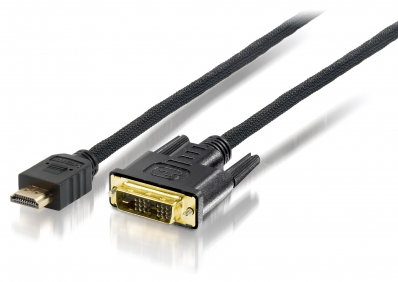 Equip HDMI A auf DVI(24+1) St/St 5.0m 1920x1200/60Hz sw
