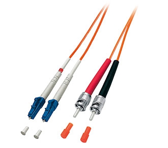 Equip LWL Patchkabel LC->ST 10.00m Multimode Duplex OM2 or Polybeutel