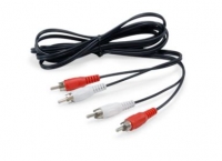 Equip Audiokabel 2xRCA/2xRCA St/St 2,50m