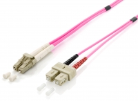 Equip LWL Patchkabel LC->SC 1.00m Multimode Duplex OM4 vi Polybeutel