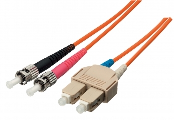 Equip LWL Patchkabel ST->SC 10.00m Singlemode Duplex OS2 ge Polybeutel