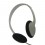 VALUE Stereo Headphone with Volume Control, light grey