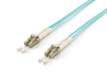 Equip LWL Patchkabel LC->LC 0.50m Multimode Duplex OM3 turq Polybeutel