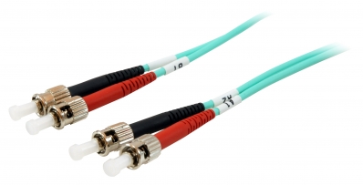 Equip LWL Patchkabel ST->ST 15.00m Multimode Duplex OM3 turq Polybeutel