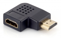 Equip HDMI Adapter A-B St/Bu 90 Grad gewinkelt sw Polybeutel