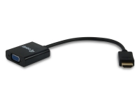 Equip HDMI Adapter VGA mit Audio schwarz