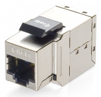 Equip Keystone Verbinder geschirmt Cat6A 2x RJ45 8er Set Polybeutel