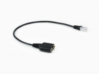 Equip Telefonkabel RJ9 auf 2x 3.5mm Klinke für Headset 25cm