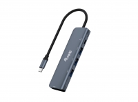 Equip Dock USB-C->HDMI,3xUSB3.0,100WPD 4K30Hz 0.25m gr