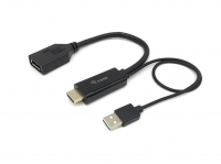 Equip HDMI Adapter Displayport St/Bu 0.15m 4K/60Hz sw