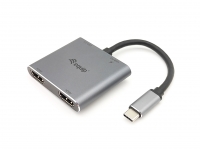 Equip Dock USB-C->2xHDMI,USB 3.0,100WPD 4K30Hz 0.15m si