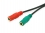 Equip Audiokabel 3.5mm 1x/2x St/Bu 0.15m Y-Kabel