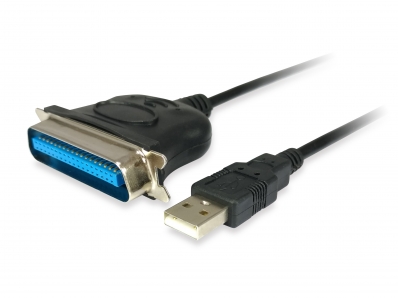 Equip Adapter USB-A -> Parallel EPP,ECP,bidi St/St 1.50m sw Polybeutel