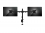Equip Tischhalterung 13"-27"/ 8kg 2TFT 360° sw