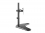 Equip Tischfuß 13"-32"/ 8kg 1TFT 360° sw