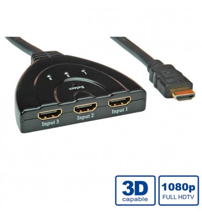 VALUE HDMI Switch, Automatic, 3-way