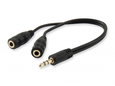 Equip Audiokabel Splitter 3.5mm 1x St/2x Bu