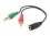 Equip Audiokabel Splitter 3.5mm 2x St/1x Bu