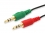 Equip Audiokabel Splitter 3.5mm 2x St/1x Bu