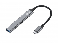 Equip USB-Hub 4-Port 3.1/C->1x3.0/3x2.0 o.Netzteil grau