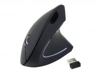 Equip Optische Ergonomic Maus kabellos USB Rechtshänder sw
