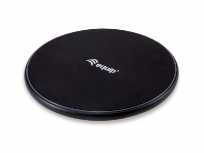 Equip Kabelloses Ladegerät 10W Qi WirelessCharger schwarz