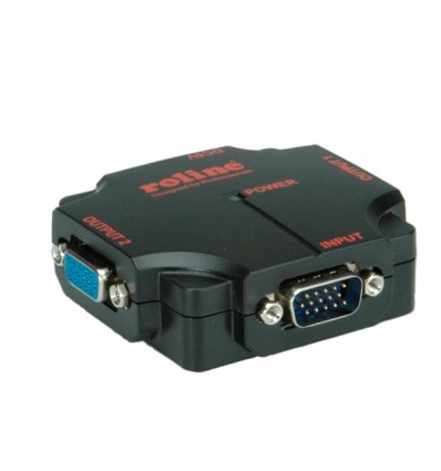 ROLINE VGA Video Splitter, 450 MHz, 2-way