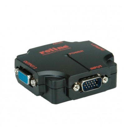 ROLINE VGA Video Splitter, 450 MHz, 2-way