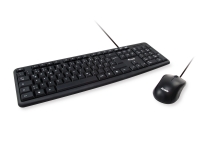 Equip Kabelgebundene Kombi Keyboard+Mouse, schwarz, deutsch