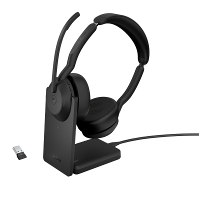 Jabra Headset Evolve2 55 USB-A MS Stereo Stand schnurlos