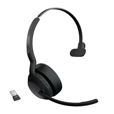 Jabra Headset Evolve2 55 USB-A MS Mono schnurlos