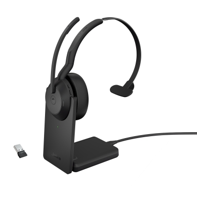 Jabra Headset Evolve2 55 USB-A MS Mono Stand schnurlos