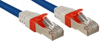 LINDY Patchkabel Cat6(A) SSTP / S/FTP PIMF blau 2.00m 10Gbit