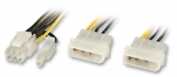 LINDY Stromadapterkabel Sli/PCIe 6+2 2x5.25 PCIe- & Grafik