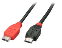 LINDY USB 2.0 Kabel Typ Micro-B/Micro-B M/M OTG 2m