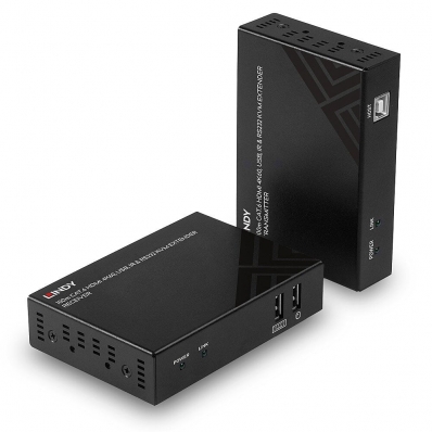 LINDY 100m Cat.6 HDMI 4K60, USB & RS232 KVM Extender