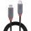 LINDY 0.8m USB 4 Typ C Kabel, Anthra Line