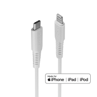 LINDY 3m USB C an Lightning Kabel, weiß