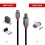 LINDY 3m USB 2.0 Typ C an B Kabel, Anthra Line