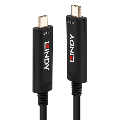 LINDY 5m Fibre Optic Hybrid USB Typ C Video Kabel