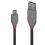LINDY USB 2.0 Kabel Typ A/Micro-B Anthra Line M/M 0.2m