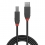 LINDY USB 2.0 Kabel Typ A/B Anthra Line M/M 7.5m