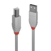 LINDY USB 2.0 Kabel Typ A/B Anthra Line M/M 5m