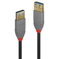 LINDY USB 3.0 Verlängerung Typ A/A Anthra Line M/F 1m