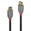 LINDY USB 2.0 Kabel Typ C/C Anthra Line M/M 1m