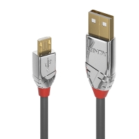 LINDY USB 2.0 Kabel Typ A/Micro-B Cromo Line M/M 3m