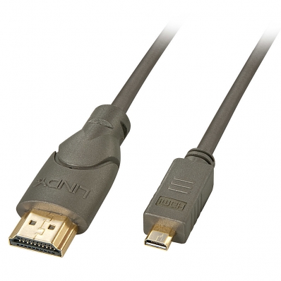 LINDY HDMI Kabel High Speed an Micro HDMI A/D 4K60Hz 3m